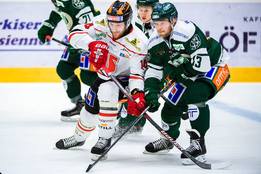 Örebros Tom Wandell och Färjestads Linus Persson