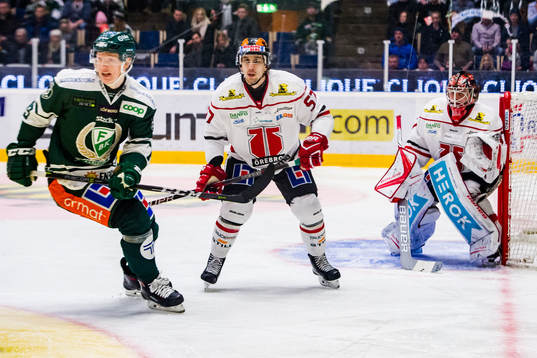 Färjestads Gustav Rydahl, Örebros Daine Todd och målvakt