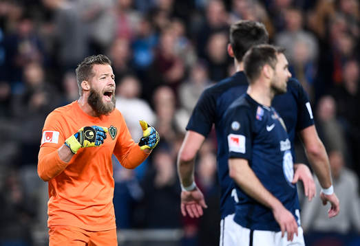 Jönköpings södras målvakt Frank Pettersson i
