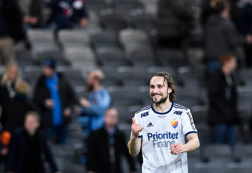 Djurgårdens Kevin Walker jublar