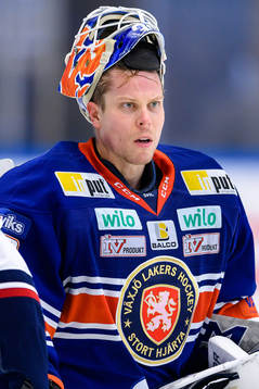 Växjös målvakt Viktor Fasth