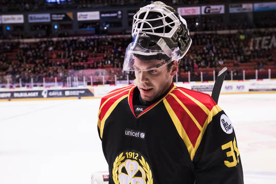 Brynäs målvakt Linus Fernström