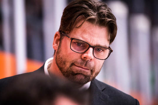 Karlskronas tränare Ove Molin jublar