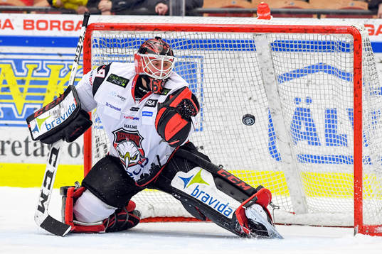 Malmö Redhawks målvakt Oscar Alsenfelt