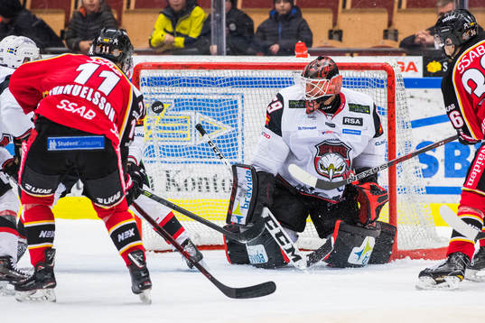 Malmö Redhawks målvakt Oscar Alsenfelt