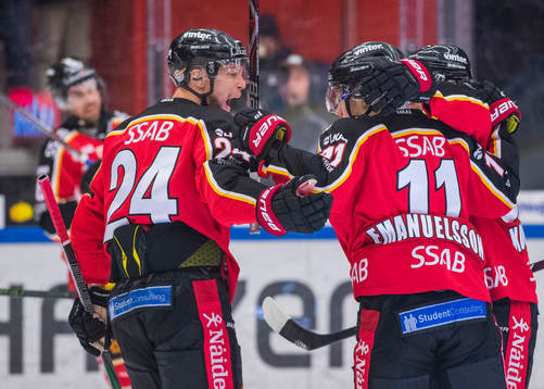 Luleås Johan Harju jublar