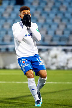 Norrköpings Jordan Larsson deppar
