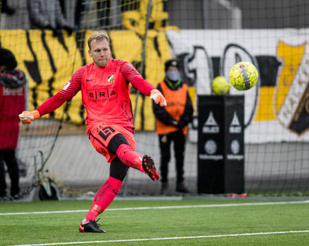 Häckens målvakt Peter Abrahamsson