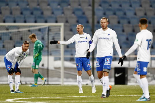 Norrköpings Andreas Johansson och Linus Wahlqvist deppar