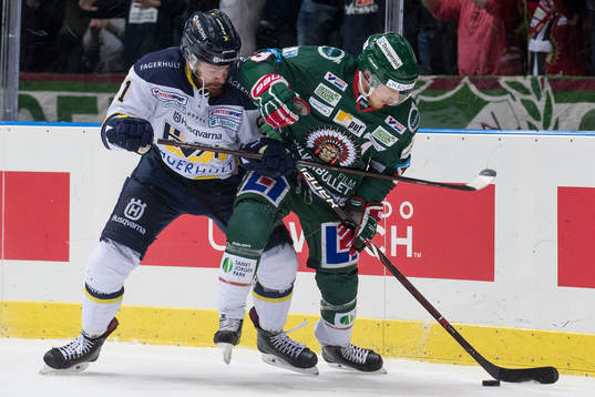 s Marc Zanetti och Frölundas Simon Hjalmarsson