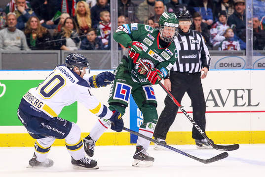 s Martin Thörnberg och Frölundas Rasmus Dahlin