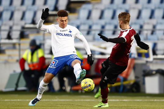 Norrköpings Jordan Larsson och Örebros Martin Lorentzon