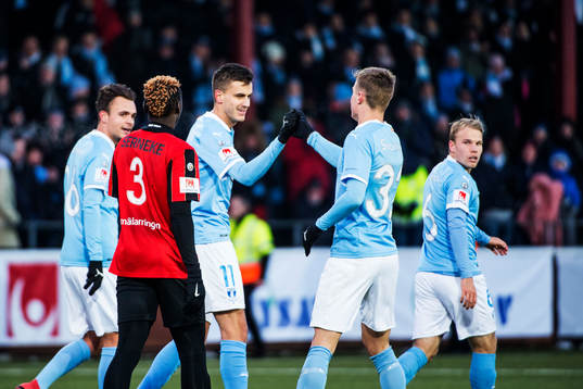 Malmö FFs Alexander Jeremejeff jublar
