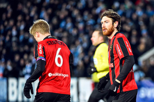 Brommapojkarnas Gustav Sandberg Magnusson och Markus