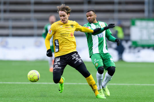 Elfsborgs Viktor Prodell och Hammarbys Serge-Junior