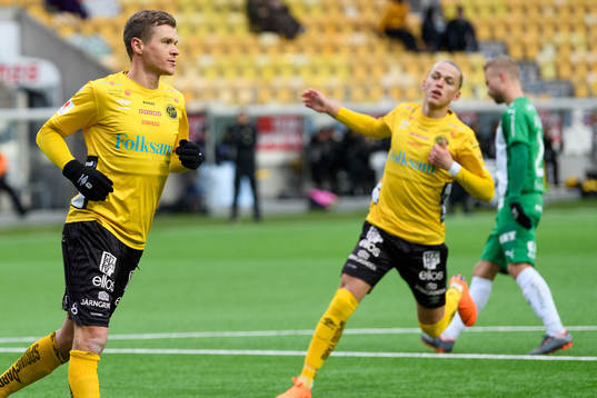 Elfsborgs Samuel Holmén jublar