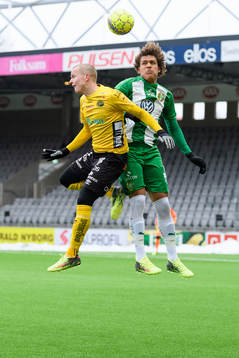 Elfsborgs Daniel Gustavsson och Hammarbys Neto Borges