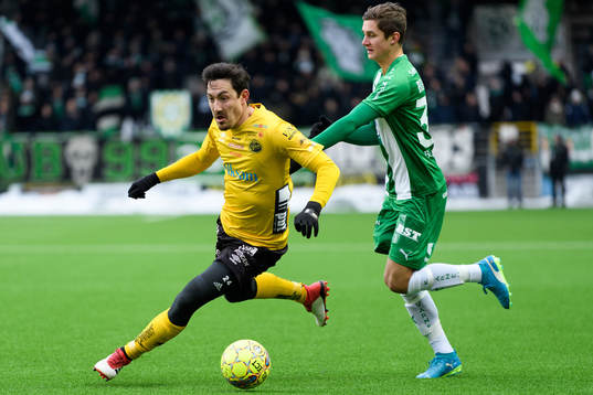 Elfsborgs Stefan Ishizaki och Hammarbys Leo Bengtsson