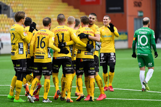 Elfsborgs spelare jublar