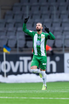 Hammarbys Kennedy Bakircioglu jublar