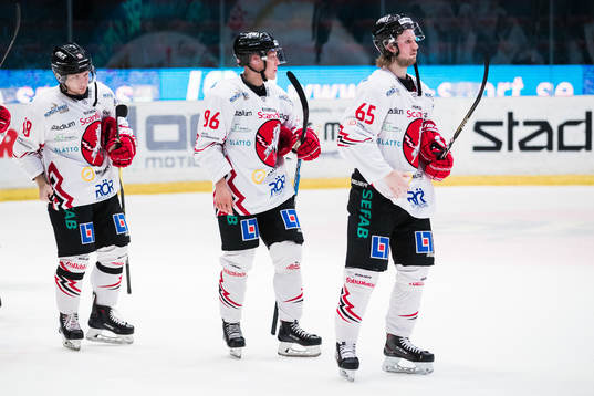 Vita Hästens Erik Flood , Robin Karlsson och Jonathan