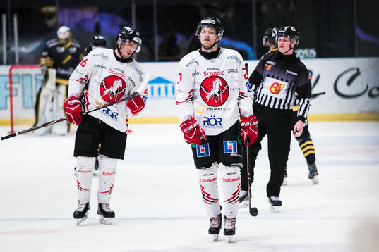 Vita Hästens Kevin Elgstål och Vita Hästens Albin