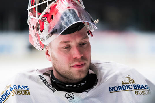 Vita Hästens målvakt Pontus Sjögren
