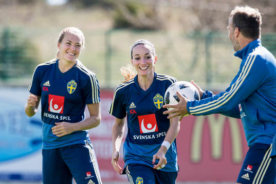 Magdalena Eriksson och Kosovare Asllani