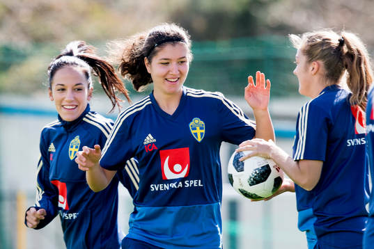 Anna Oskarsson Loreta Kullashi och Filippa Angeldal
