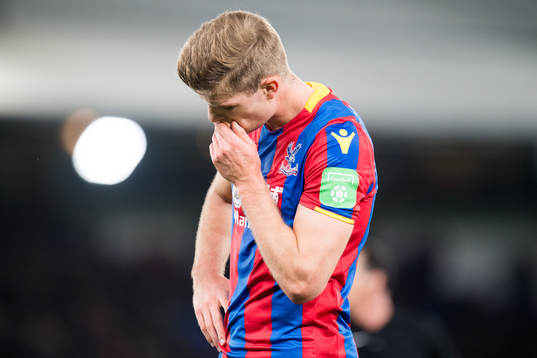 Alexander Sørloth of Crystal Palace looks dejected