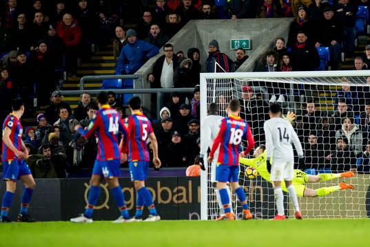 Nemanja Matic of Manchester United (not pictured) scores 3-2