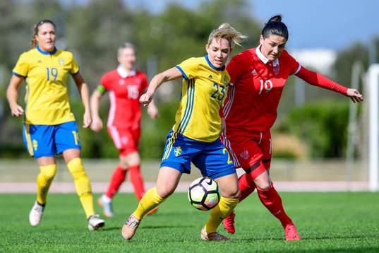 Sveriges Elin Rubensson och Rysslands Koltakova Nadezhda