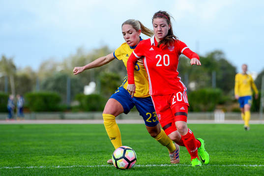 Sveriges Elin Rubensson och Rysslands Margarita