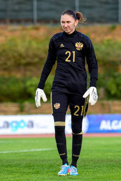 Rysslands målvakt Iulia Grichenko