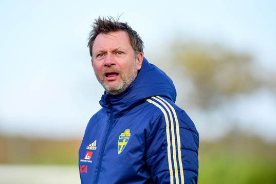 Sveriges förbundskapten Peter Gerhardsson