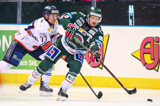 Växjös Pontus Netterberg och Frölundas Simon Hjalmarsson