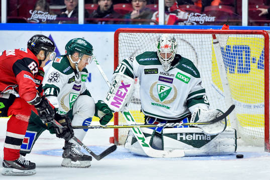 Malmö Redhawks Fredrik Händemark och Färjestads Ilari
