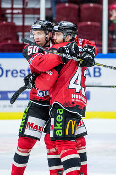 Malmö Redhawks Nichlas Hardt jublar