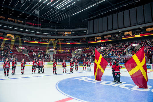 Malmö Arena innan ishockeymatchen i SHL mellan Malmö