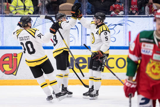 Brynäs Lukas Kilström jublar