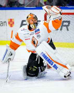 Karlskronas målvakt Johan Holmqvist