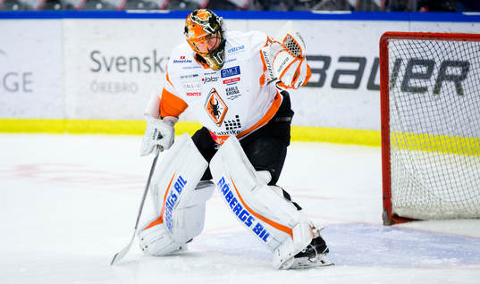 Karlskronas målvakt Johan Holmqvist