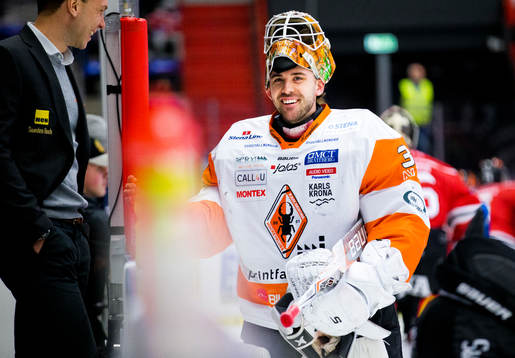 Karlskronas målvakt Johannes Jönsson
