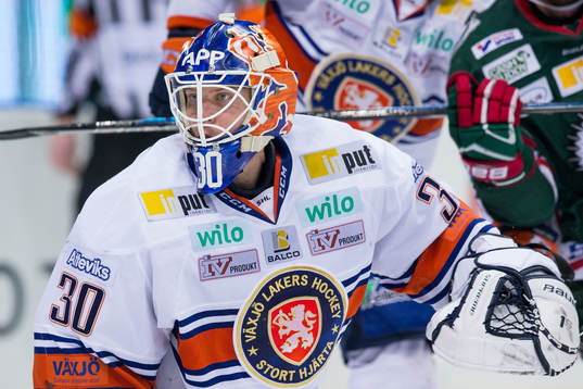 Växjös målvakt Viktor Fasth