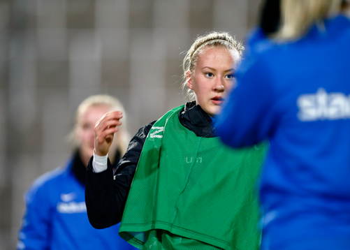 Träning med IFK Norrköping DFK på Östgötaporten