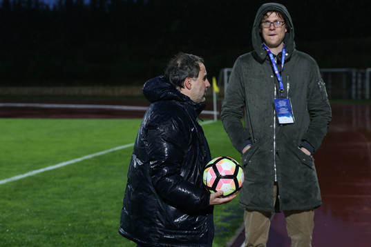 Organization and staff members access pitch conditions