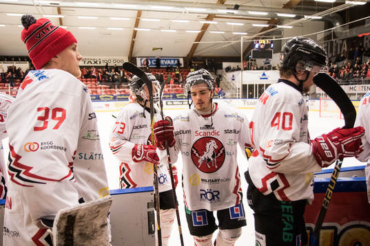 Vita Hästens målvakt Viktor Kokman, Victor Lindman, Arvid
