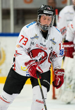 Vita Hästens Victor Lindman deppar