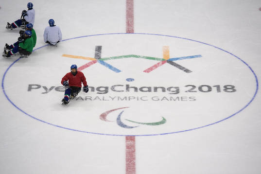 A handout photo made available by the Olympic Information