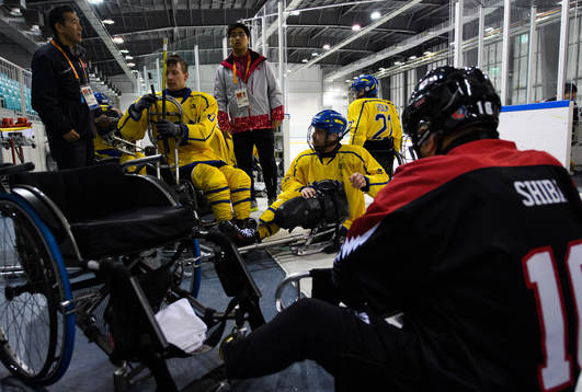 A handout photo made available by the Olympic Information